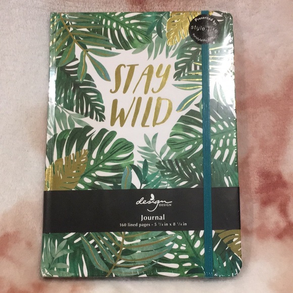 design design Other - Stay Wild Tropical Journal Notebook 160 lined NWT